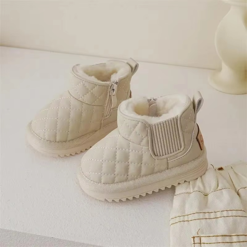 Autumn/Winter Baby Childrens Warm Ankle Super Warm Girls Boys Shoes PU Leather Childrens Fashion Toddler Children's Snow Boots