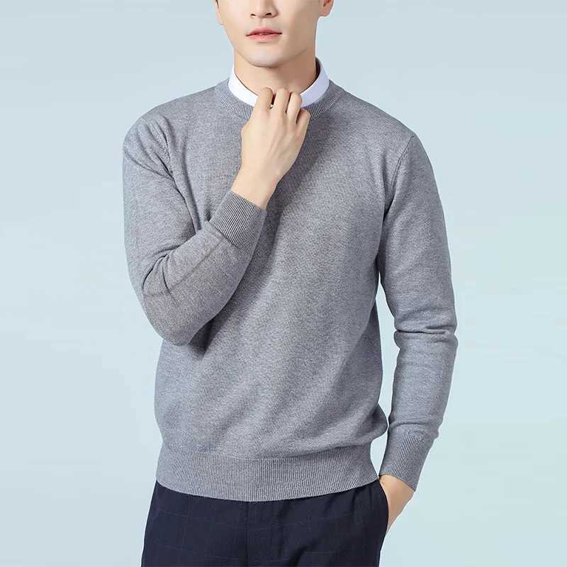 Men Cashmere Sweater Autumn Winter Soft Warm Jumper Pullover O-Neck Knitted Sweaters LX241024