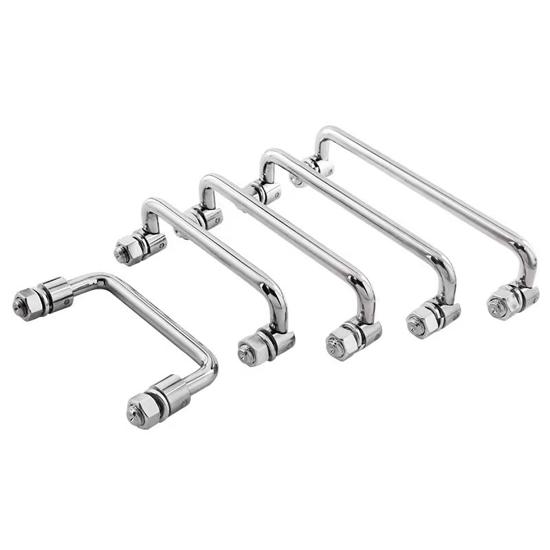Durable Chrome-Coated Stainless Steel Pull Handles with Foldable Design LS506