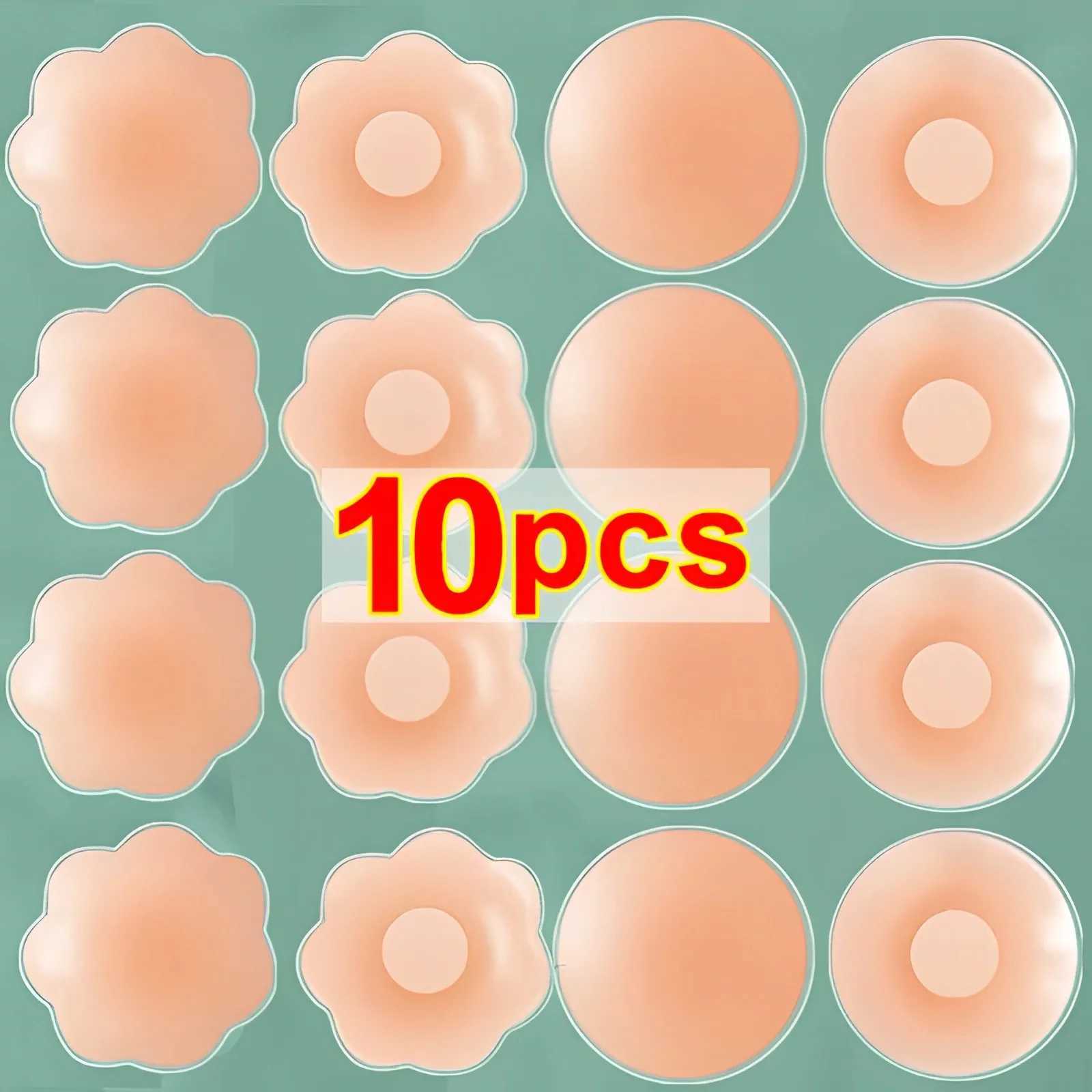 Silicone Nipple Cover For Women Bra Sticker Breast Petal Strapless Lift Up Bra Invisible Boob Pads Chest Pasties IntimatesXJ241024