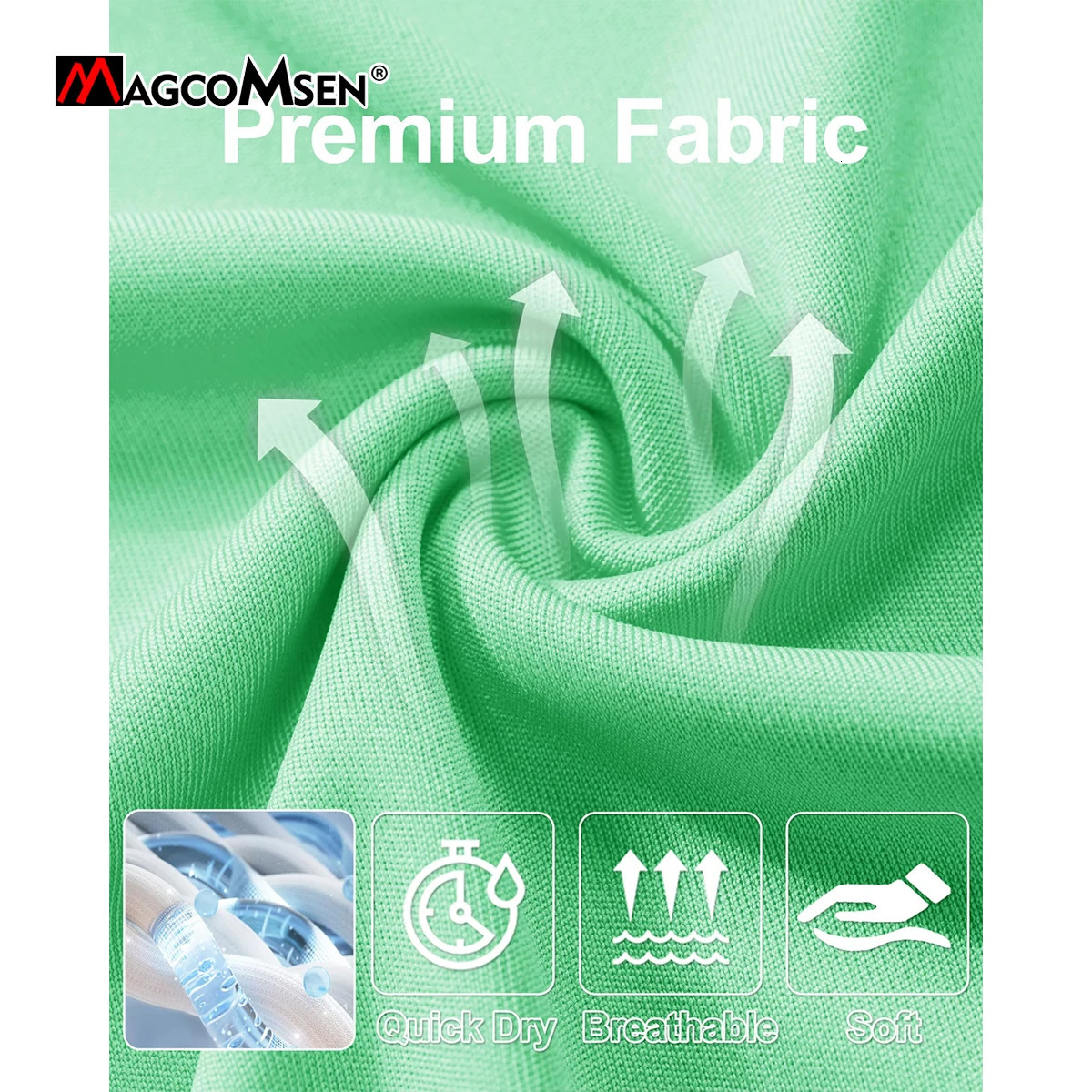 MAGCOMSEN Mens UPF 50Long Sleeve UV resistant T-shirt Summer Quick drying Fishing Sunscreen Sweatshirt Running Roller Top 241024