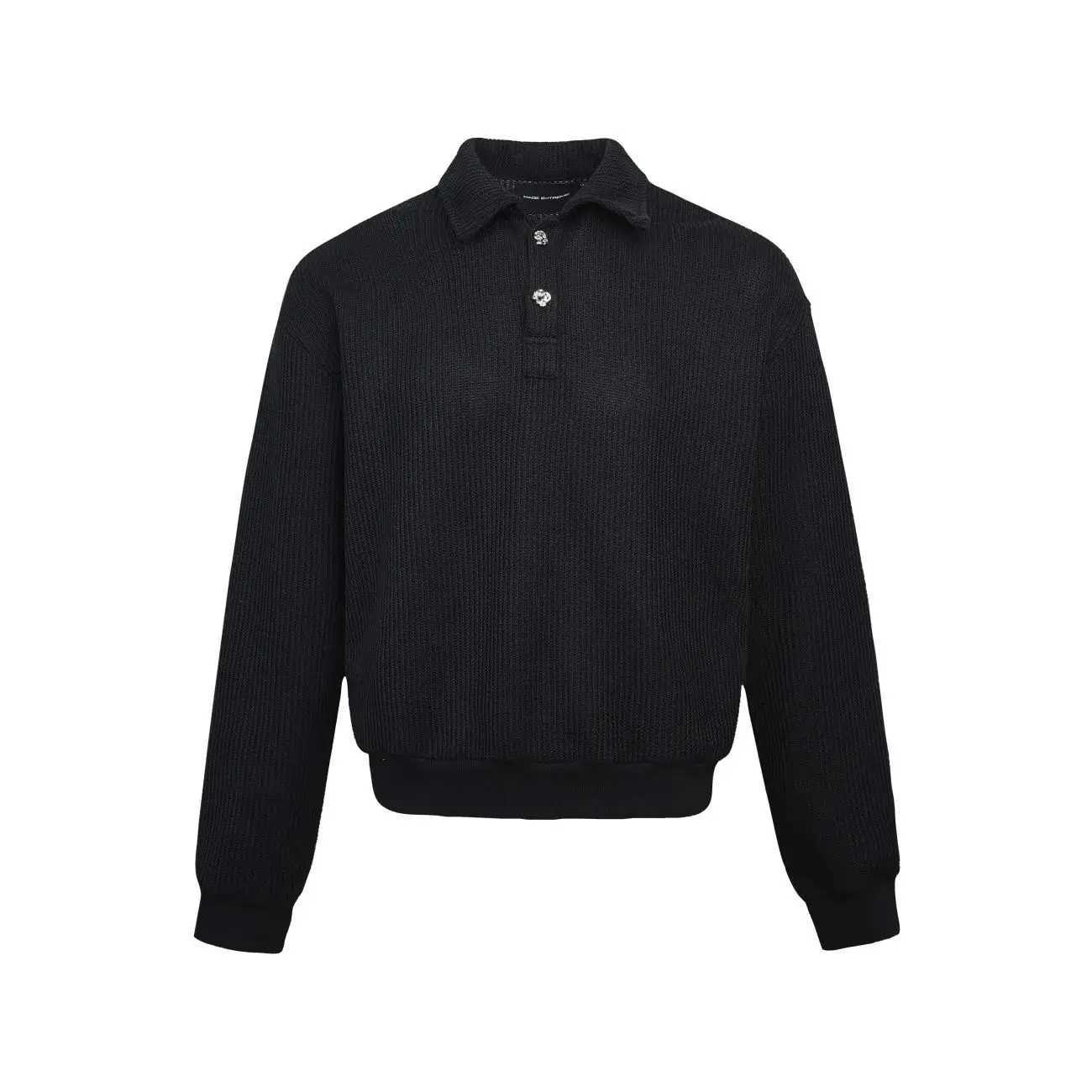 Mens Sweater Casual Knitted Sweater Genderless Autumn Korean Solid Color Simple Campus Cardigan Long-Sleeve Jacket Unisex LX241024