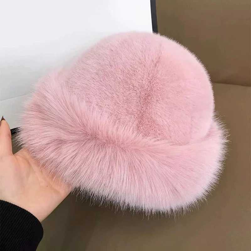 Autumn and winter fashion fur hat fur hat Mongolian fur hat velvet free fluffy ski hat X241023