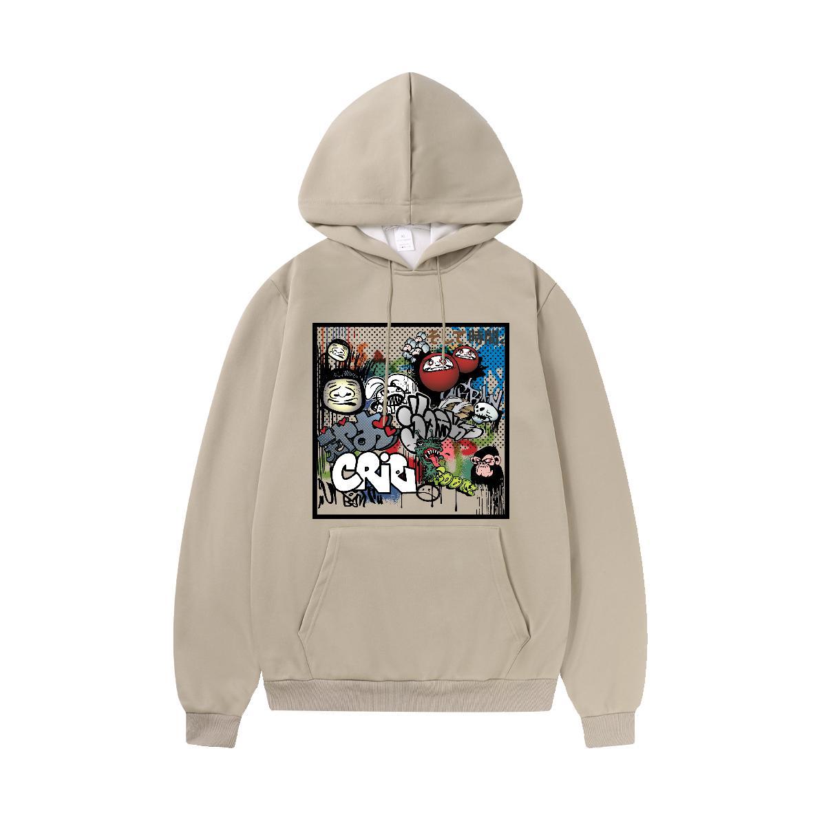 Stylist Hoodie Men Breathable Long Sleeve Comfortable Men Hoodie Custom Printed Tops Hoody Casual Warm Fleece