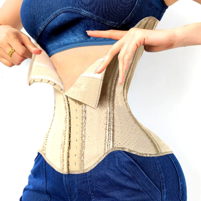 Latex High Compression Shapewear for Waist Trainer Corset Fajas Colombianas Moldearos Girdle Slimming Abdominal Belt Body Shaper 241024