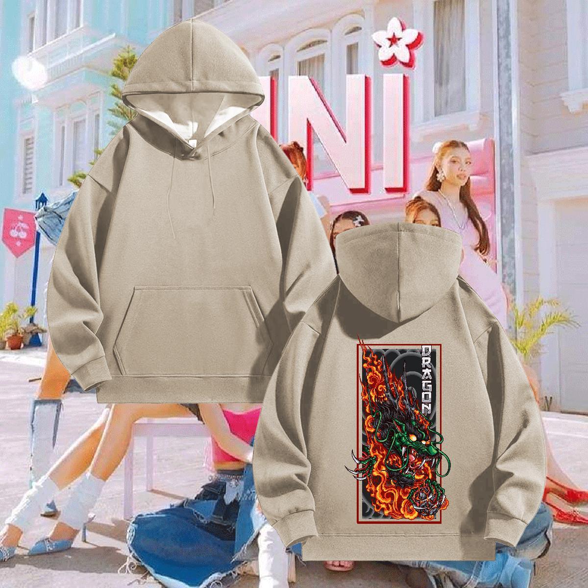 Fashion Mens Hoodie Cartoon Print TOP Quality Men's Hooded Sweatshirt Pullover Hoodie Home Outdoor Velvet Thick Drawstring Long Sleeve