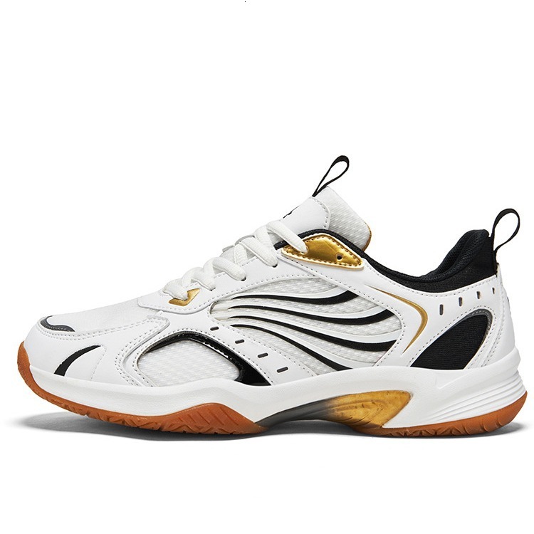 Feather sneakers for couples, lightweight breathable mesh, shock-absorbing and rebound anti slip table shoes, tennis shoes