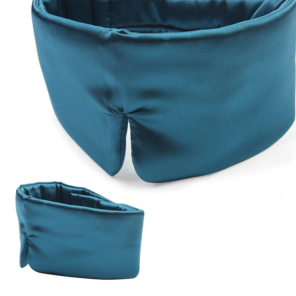 Silk eye mask soft sleep facial mask breathable sleep eye mask adjustable length shadow sleep eye mask eye care tool nap 241024