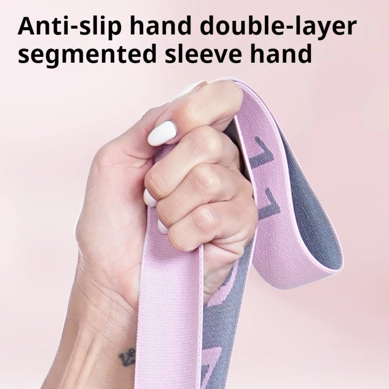 Yoga Resistance Band Subsection Auxiliary Stretching Belt Adult Training Elastic Bands Pilates Dance Loop Fitness Tension 241024