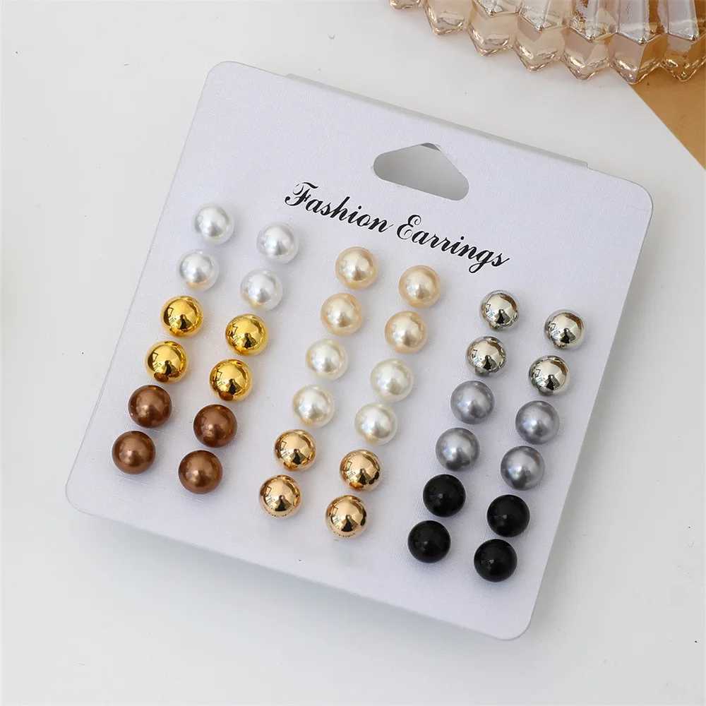 36pcs European and American Hot selling Pearl Earnail Set with Retro and Minimalist DesignX241023