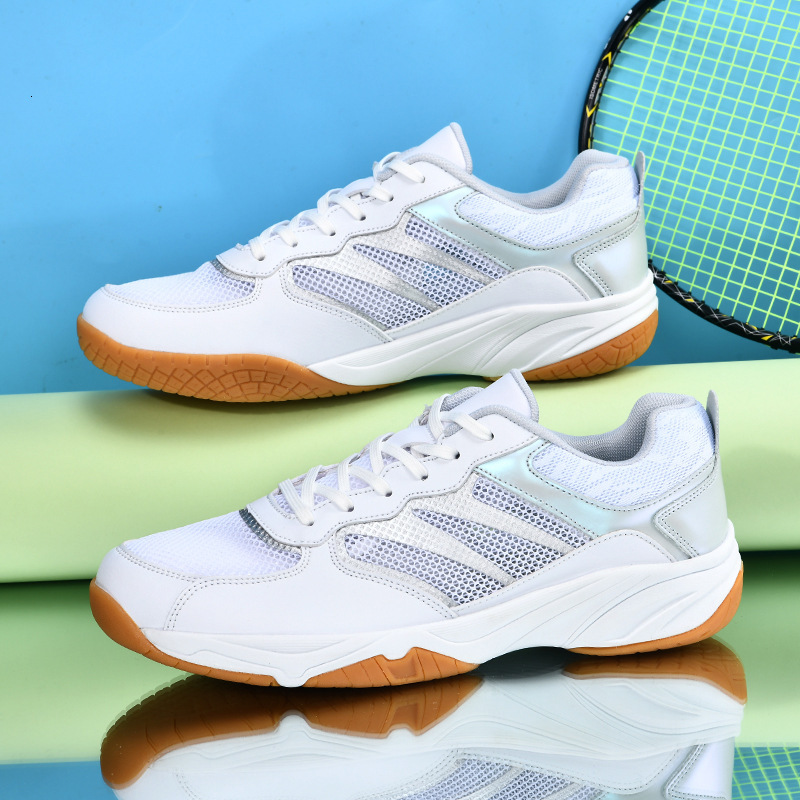 Male and female couple's badminton single net breathable, anti slip, shock-absorbing table shoes, tennis sports shoes