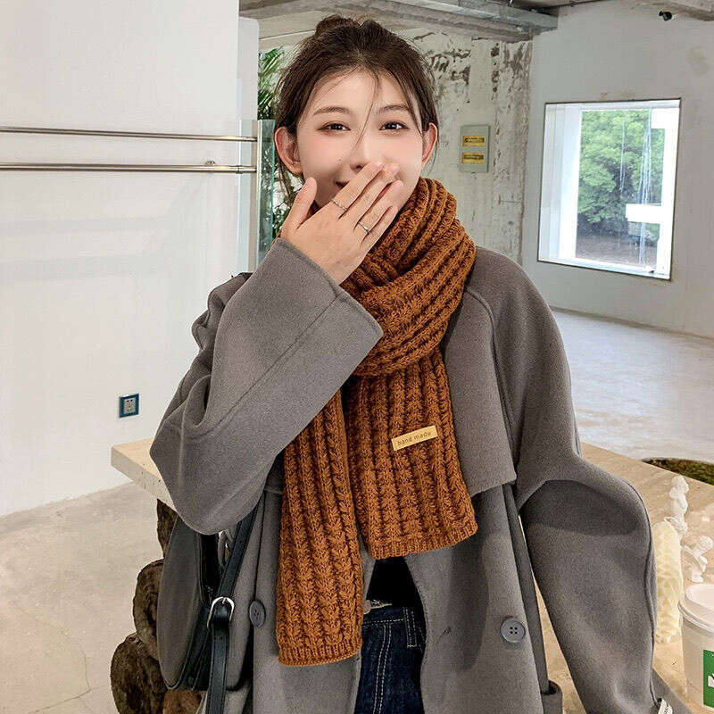 versatile classic Women's Winter go stylish, Comfortable Warm knitted wool bandelet Scarf long and belet scarf designers