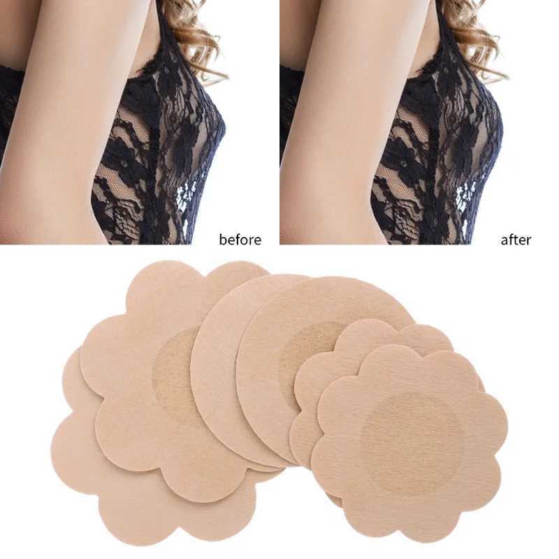 Women Nipple Pasties Piece Breast Petals Cloth Nipple Cover Teat Hide Invisible Bra Padding Chest Sticker Patch CoversXJ241024