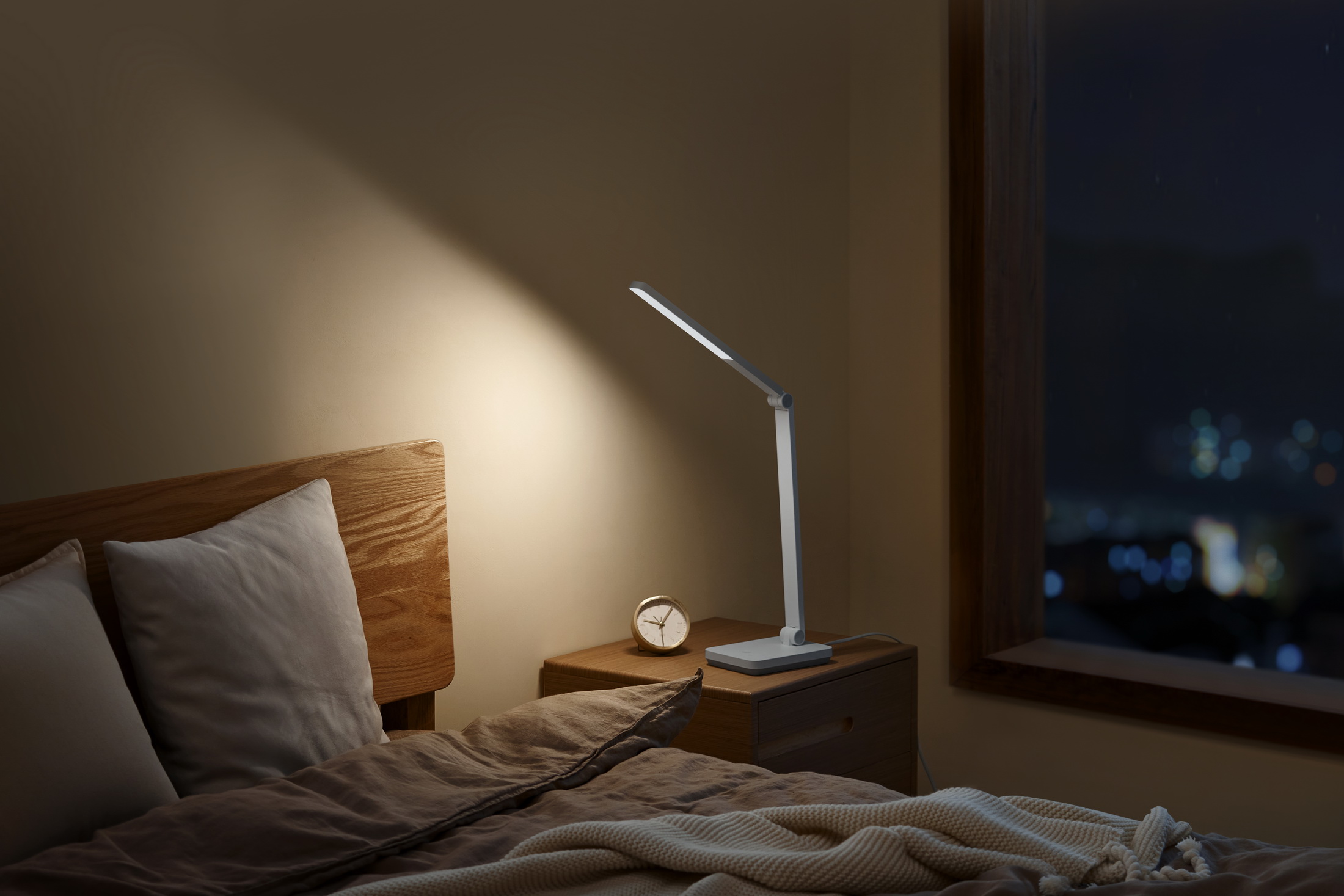 Xiaomi Mijia Desk Table Lamp 2 Lite Ra90 Folding Eye Protection 3-Gear Dimming Color Rendering Table Light Bedside Night Lamp for Bedroom