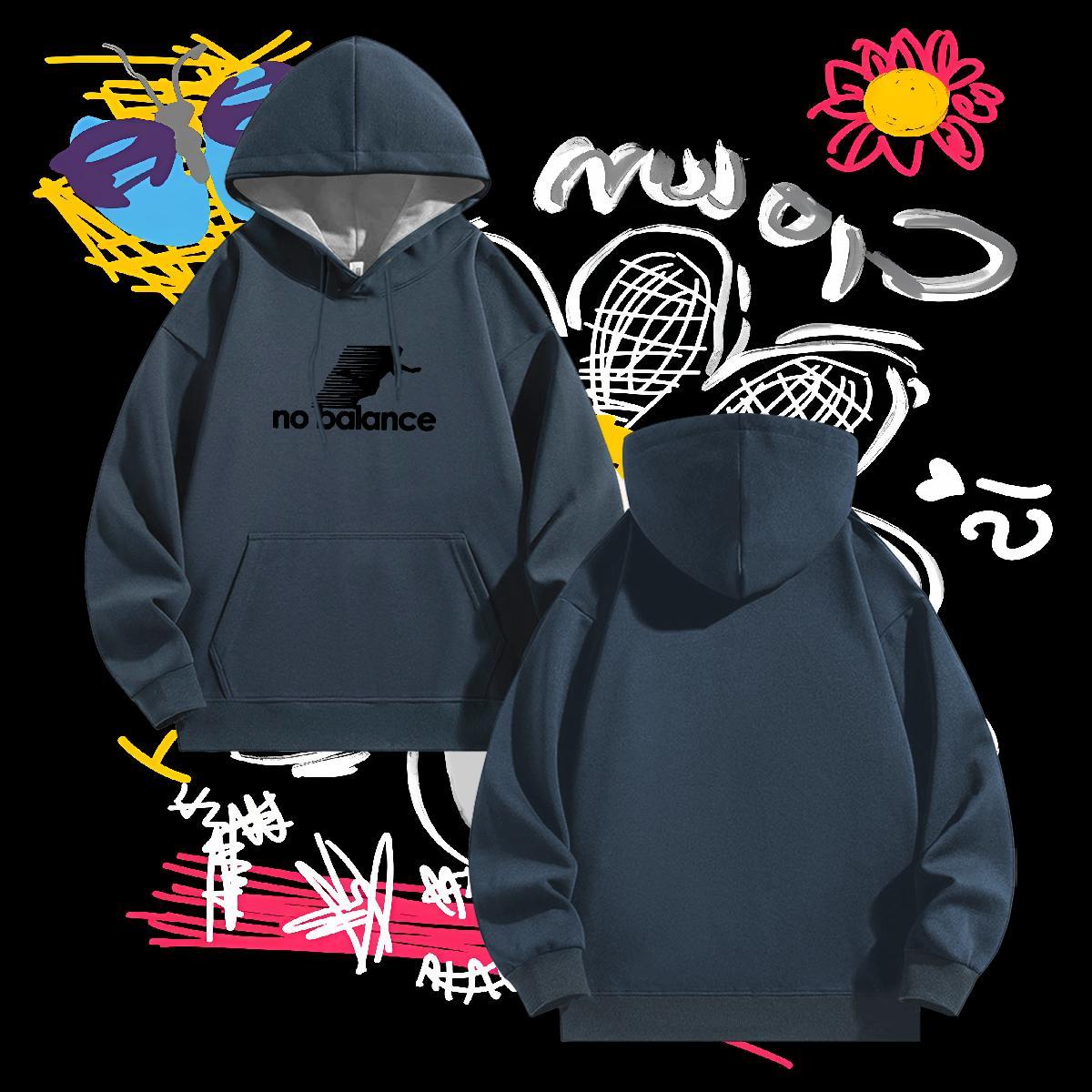 Brand Mens Hoodie Sweatshirt Hooded Collar Long Sleeves Warm Men Tops Hoodie Oversized 2XL 3XL Tops Hoody Casual Warm Fleece