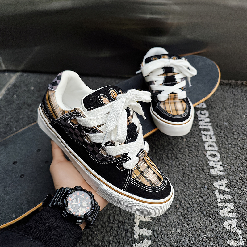 New Student Couple Low Plate Women's Small crowd Sports Leisure Men's Shoes