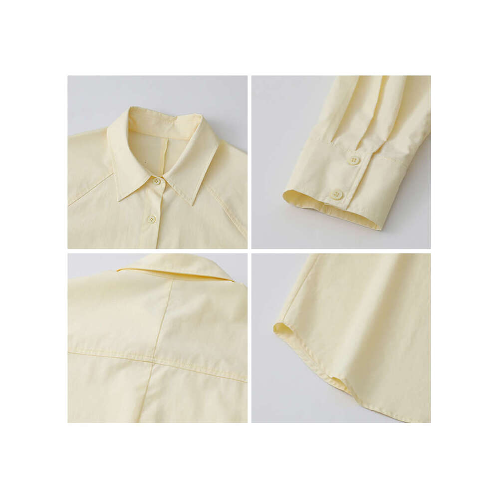 CHIC VEN Women Shirt Solid Long Sleeve Loose New Casual Lapel Female Blouses Single Breasted Mid Length Tops Spring Summer 2024