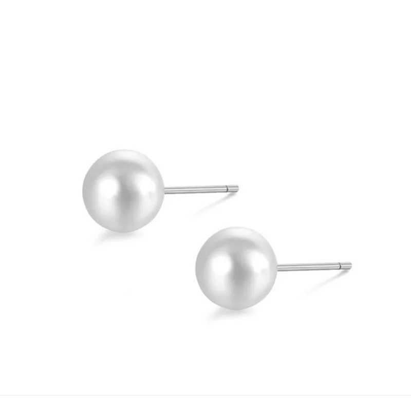 12 pairs/set of elegant charm imitation pearl earrings Korean ball pearl earrings womens romantic wedding jewelry gifts W241023