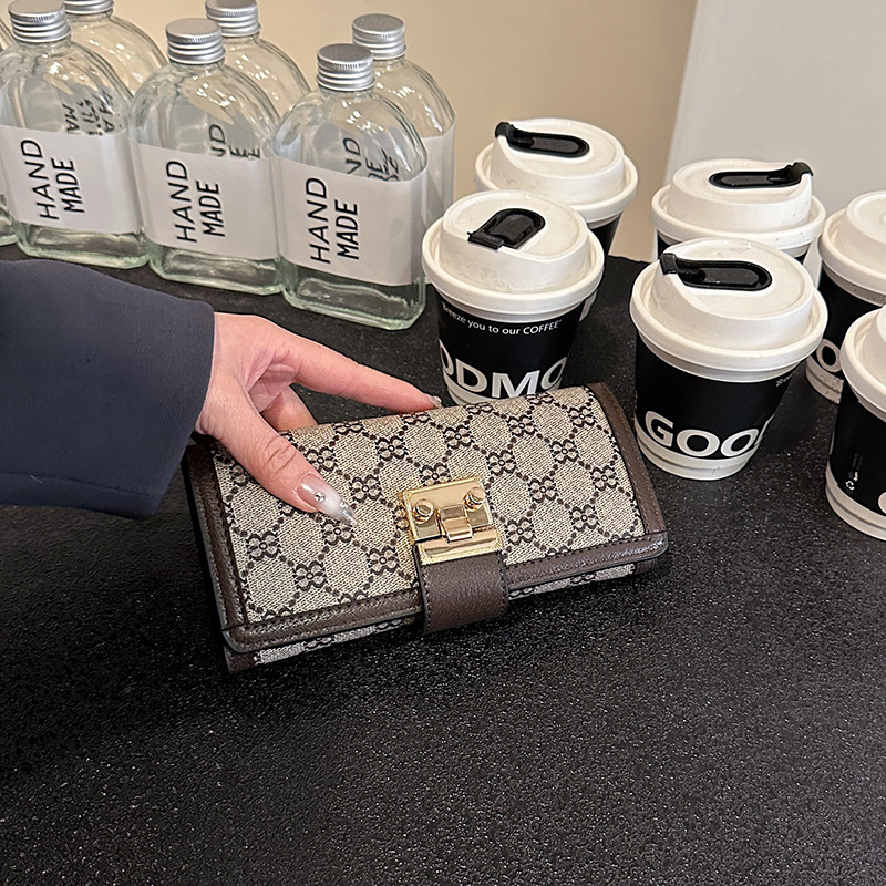 Ladies' Classic Long Short Multi Card Versatile Handheld Wallet New Free Delivery Designer Bag