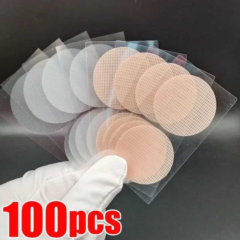 2/100pcs New Men Nipple Cover Adhesive Stickers Bra Pad Breast Invisible Breast Lift Bra Running Protect Nipples Chest StickersXJ241024