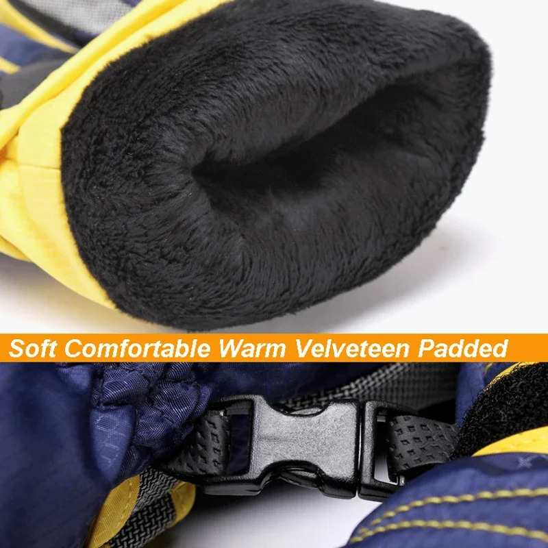 2024 Winter Warm Mountain Snowboard Ski Gloves men women Cold Snow Skiing Mittens Waterproof Snowmobile Handschoemen Air 5002 241024