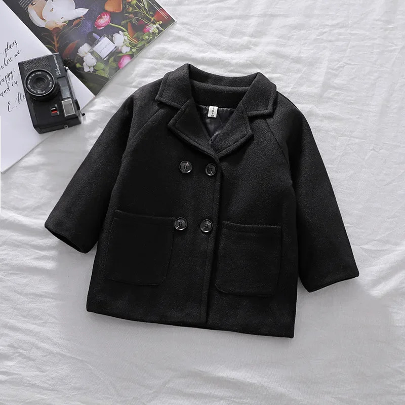 Spring/Autumn Boys Jacket with Long Mesh n Suitable for Children 2-6 Years Old British Style Jacket 241024
