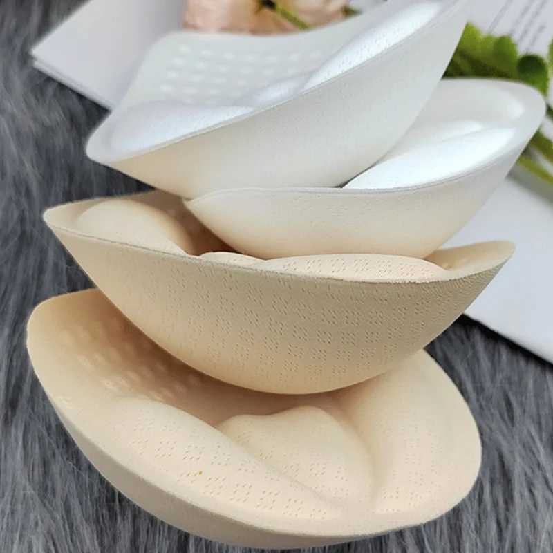 1/2pairs Thick Sponge Push Up Bra Pad Set for Women Invisible Insert Swimsuit Bikini Breast Enhancers Chest Cup Pads AccessoriesXJ241024