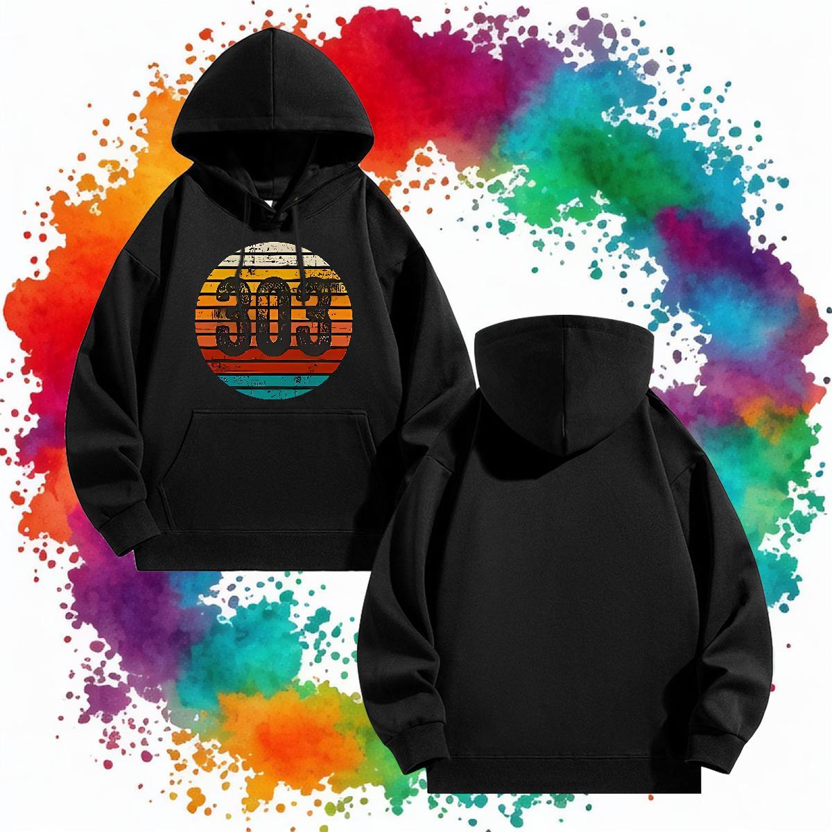 Stylist Men Sweatshirt hoodie Drawstring Long Sleeve TOP Quality Couples Hoodie Custom Printed Tops Pullover Hoodie High Street Hip Hop Thick Plush