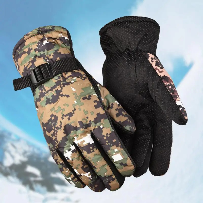 Winter Snowboard Ski Gloves Cotton Waterproof Breathable Snow Motorcycle For Cold Weather Men Women 241024