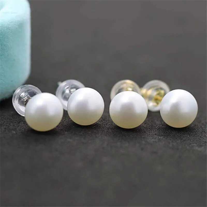 925 sterling silver bread pearl earrings suitable for womens jewelry decoration W241023