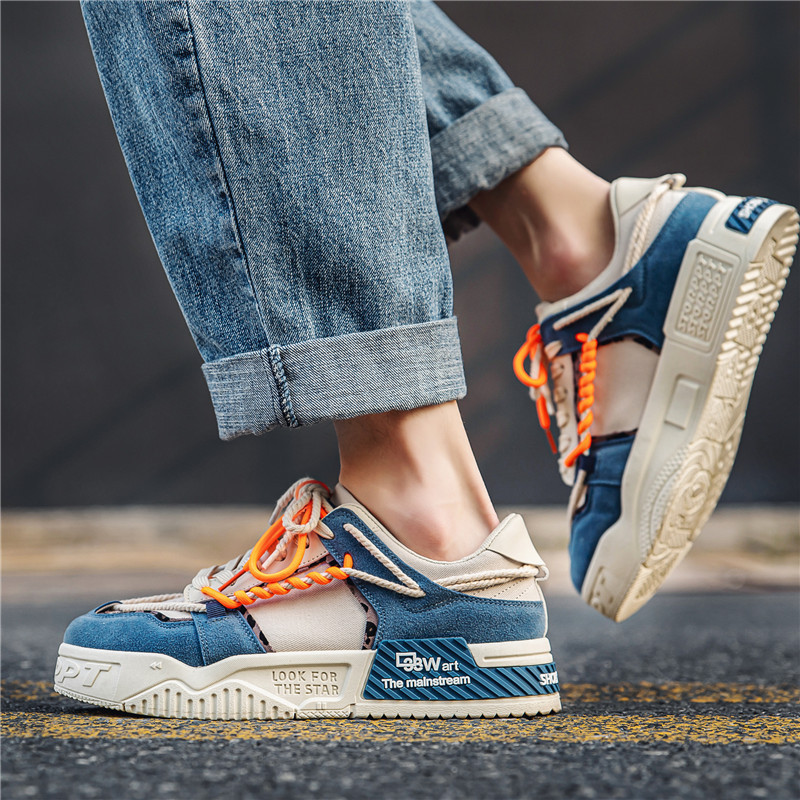 Japanese Fashion Trend Thick Soled Casual Sports Board Shoes