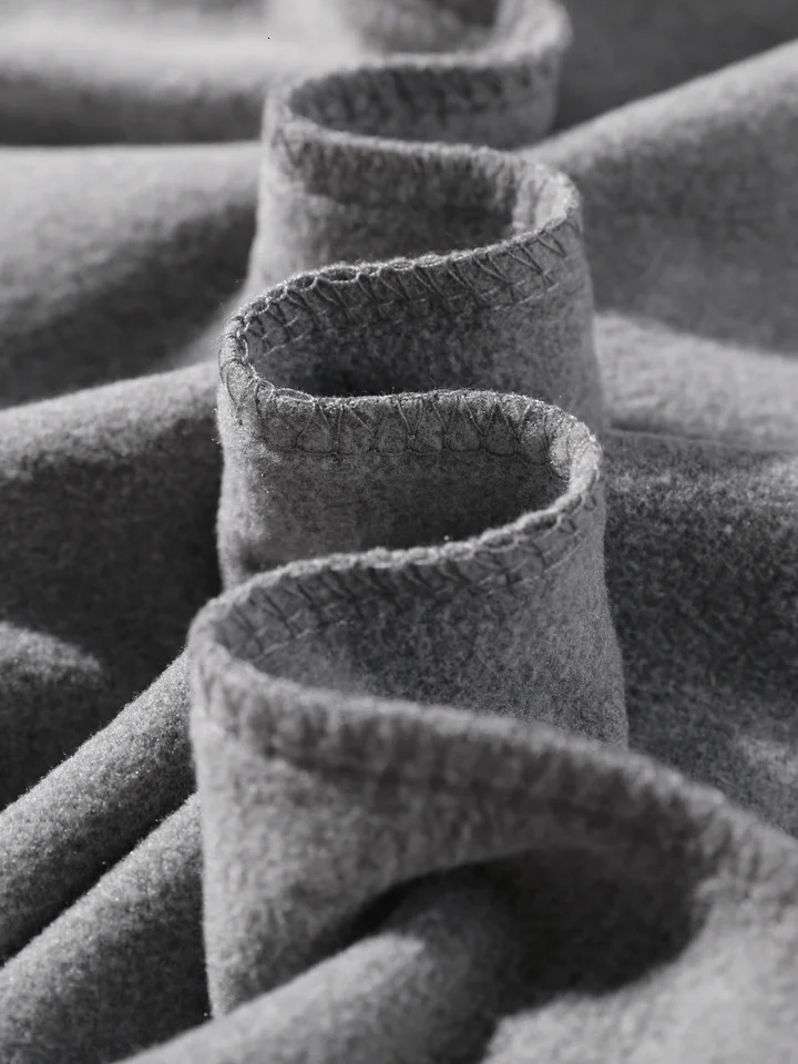 Thick wool T-shirt mens plus size 8XL 7XL 6XL keep warm T-shirt long sleeved casual top top underwear mens clothing 241024