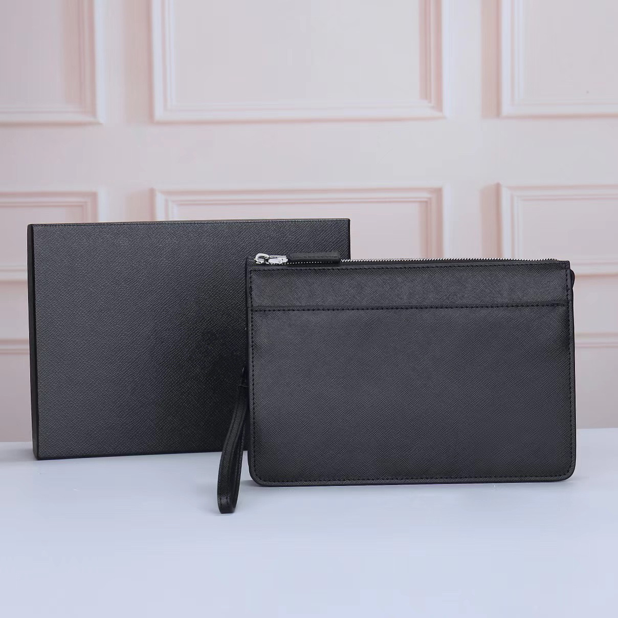 Designer Satchel bags briefcase shoulder bag for men Clutch Toiletry bag purse genuine leather messenger bag designer phone purse fashion shoulder bag