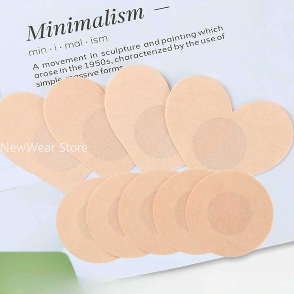 10pcs Womens Invisible Breast Lift Up Tape Overlays on Bra Nipple Stickers Chest Stickers Adhesive Nipple Covers AccessoriesXJ241024