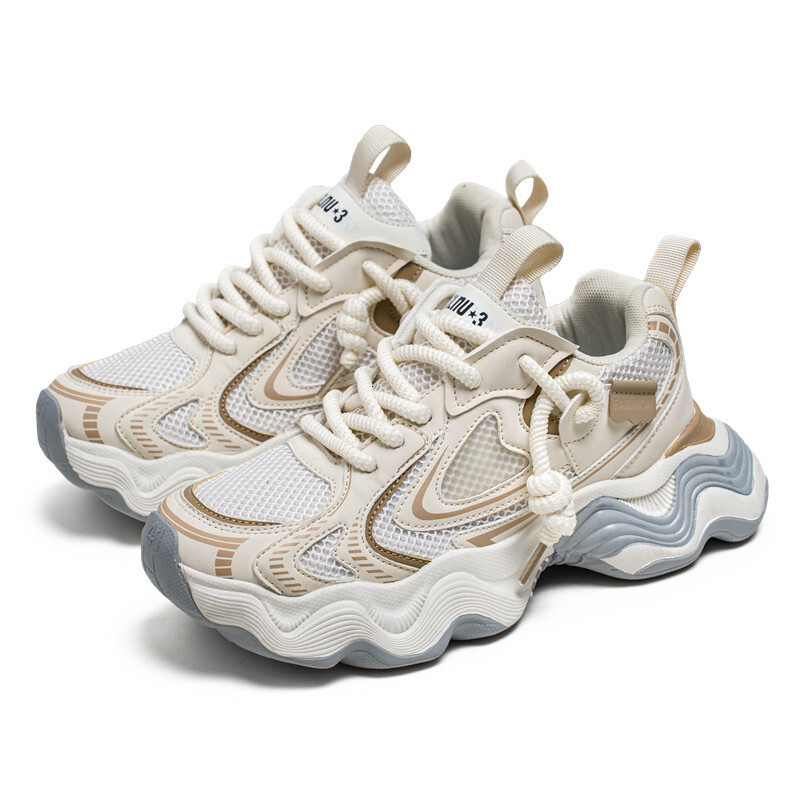 Men's trendy brand new height increasing breathable casual sports internet famous dad shoes