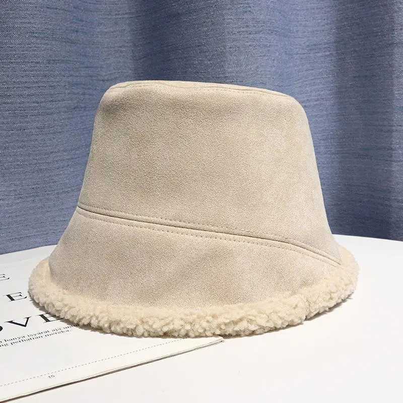 Home>Product Center>Fashionable Suede Cashmere Plum Bucket Hat>Warm Autumn Fishermans Hat for Ms. Wen Airegar Brim>Leisure Outdoor Basin H
