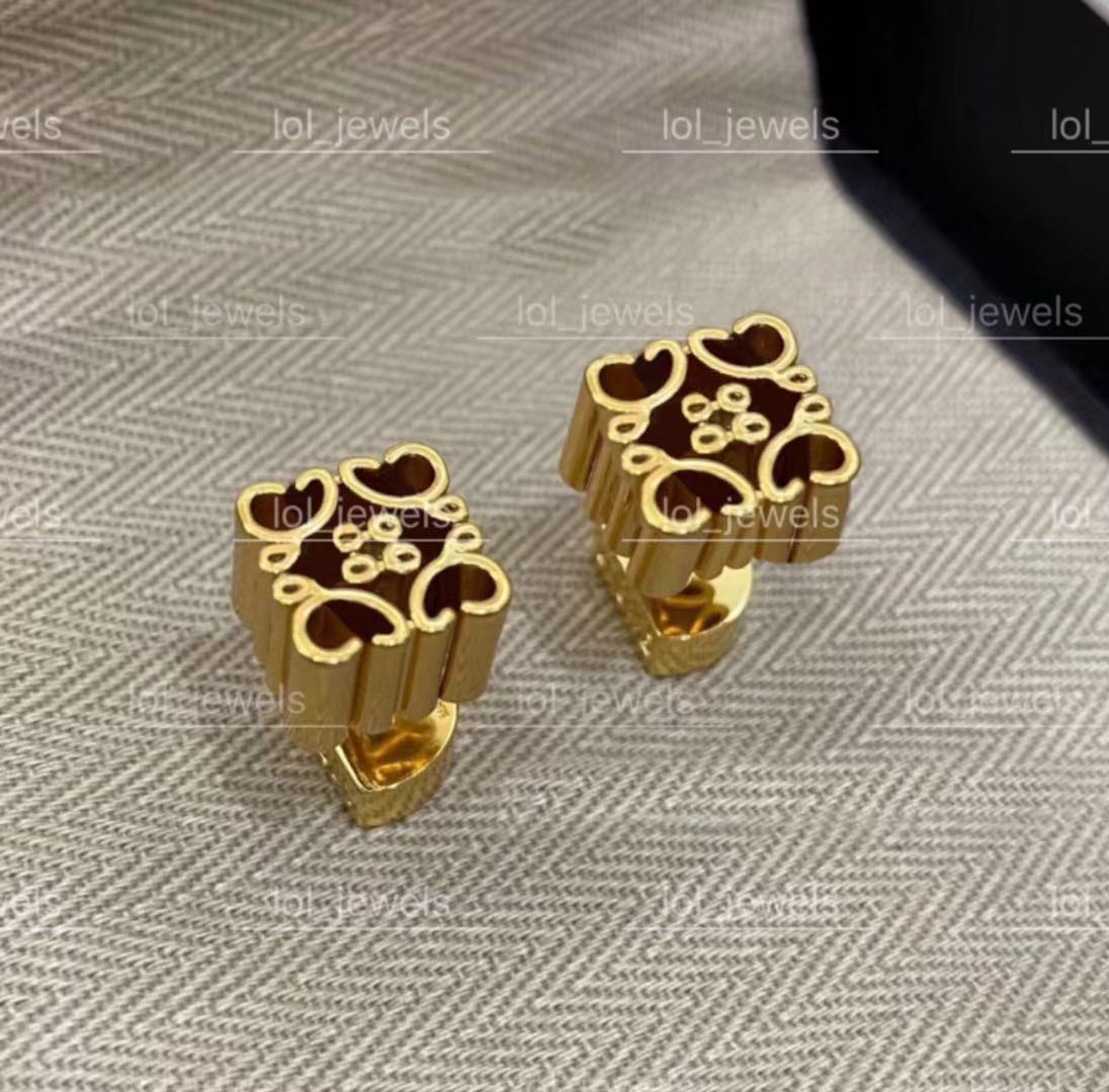 Elegant 18K Gold-Plated Stud Earrings for Women - Wedding Party Set