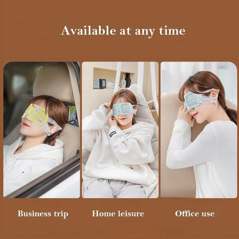 20pcs steam eye mask thermal compression sleep facial mask Alleviates eye fatigue anti dark circle protection eye vision sleep aid 241024