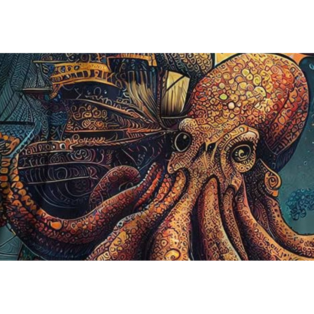 Mens T shirt Men's Octopus Graphic T Shirt 3D Graphic Cool Casual Tee Fashion T-shirt casual top summer wear tee Casual tops summer clothes