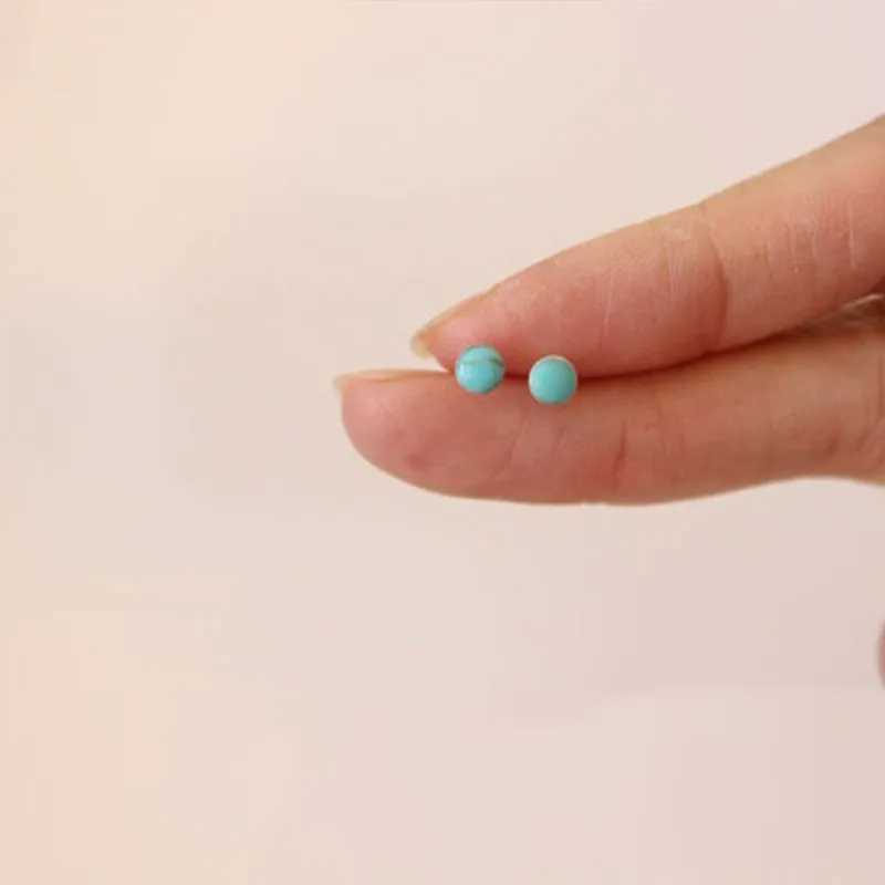 Sterling Silver Turquoise Stud Earrings Lapis lazuli earrings Moonstone studs earringsWhite pearl earringsX241023