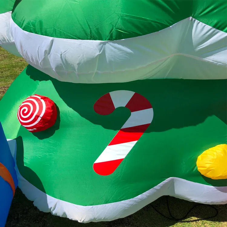 Giant inflatable Christmas tree lights up Merry Christmas outdoor decoration LED lights up party Year Christmas decoration 241024