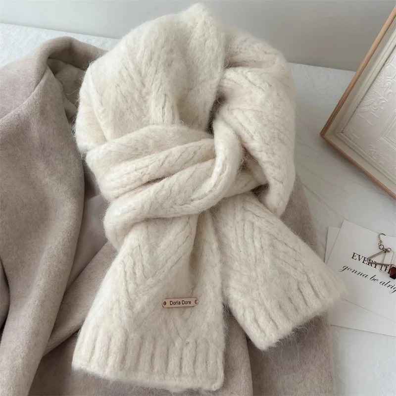 Scarf 241023 silk th Vintage Knitted go Couple Cashmere designers ece Warm Warmth nice Student scarf