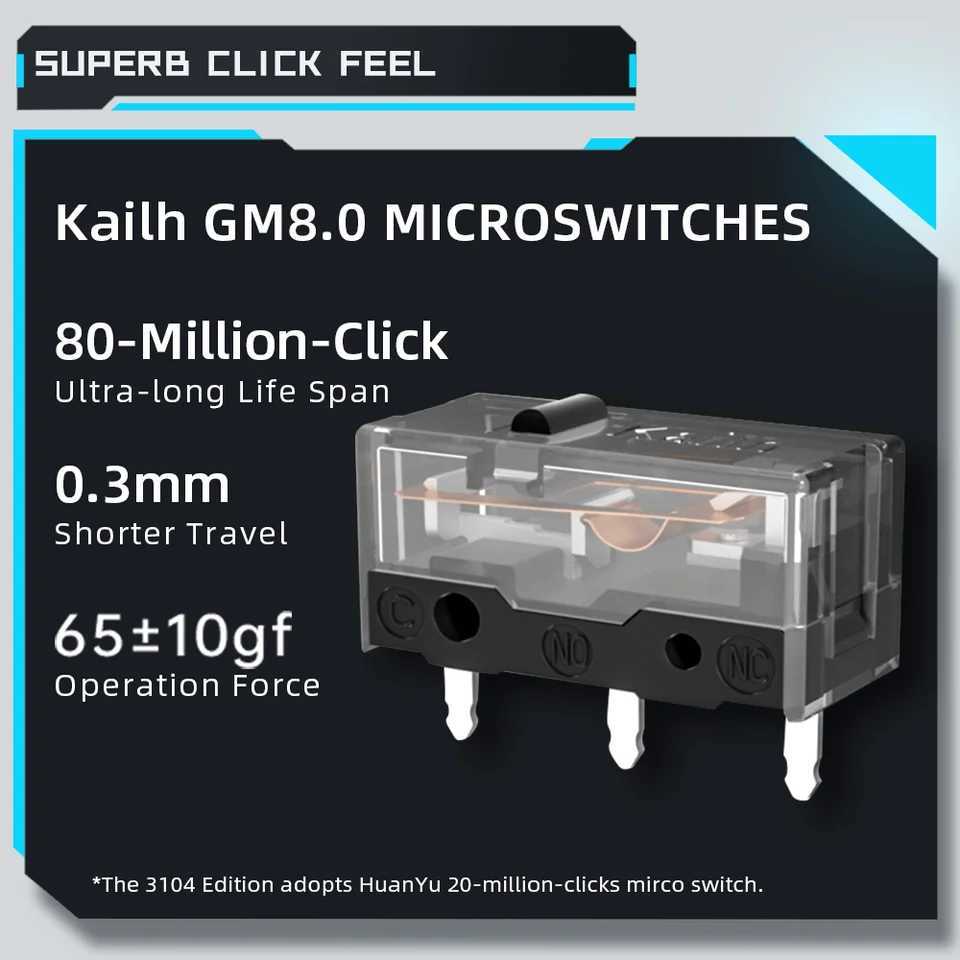 Wireless Gaming Mouse Machenike M7 Pro PAW3395 26000DPI 74g RGB For Laptop PC Mouse Gamer Kailh Switch Programmable RechargeableLX241024