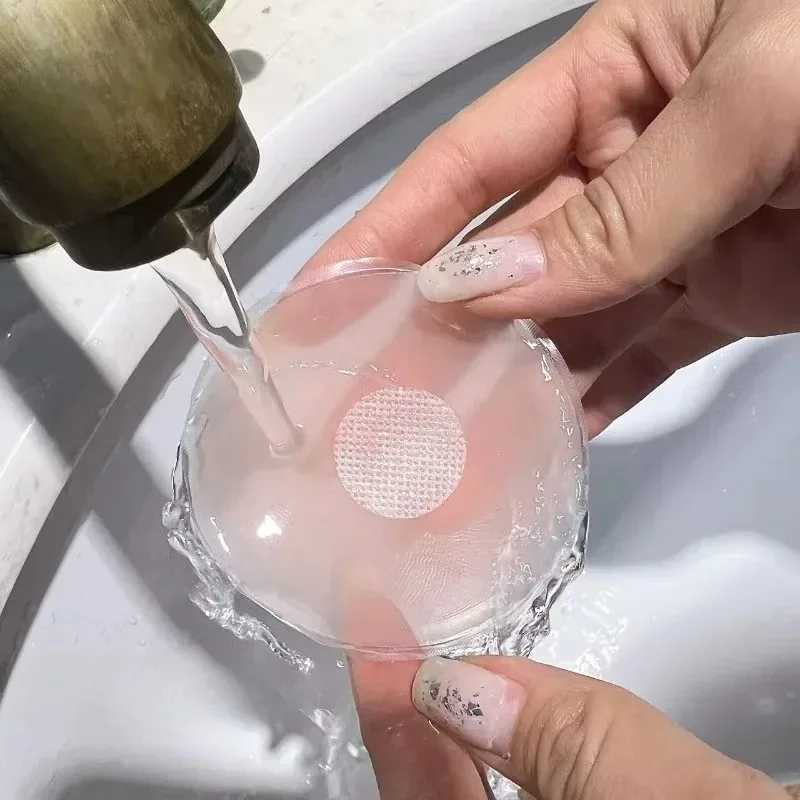 2/100Pcs Silicone Nipple Cover Invisible Self-adhesive Chest Breast Stickers Reusable Patch Bra Female Lift Up Pads WholesaleXJ241024