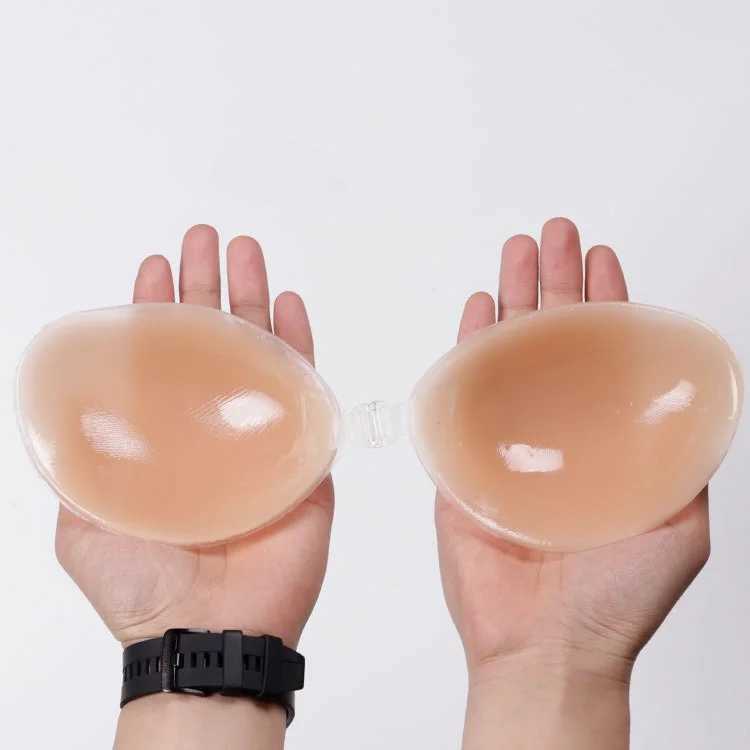 Reusable Silicone Breast Patch Bust Chest Patch Paste Stickers Thickened Push Up Invisible Transparent Bra UnderwearXJ241024