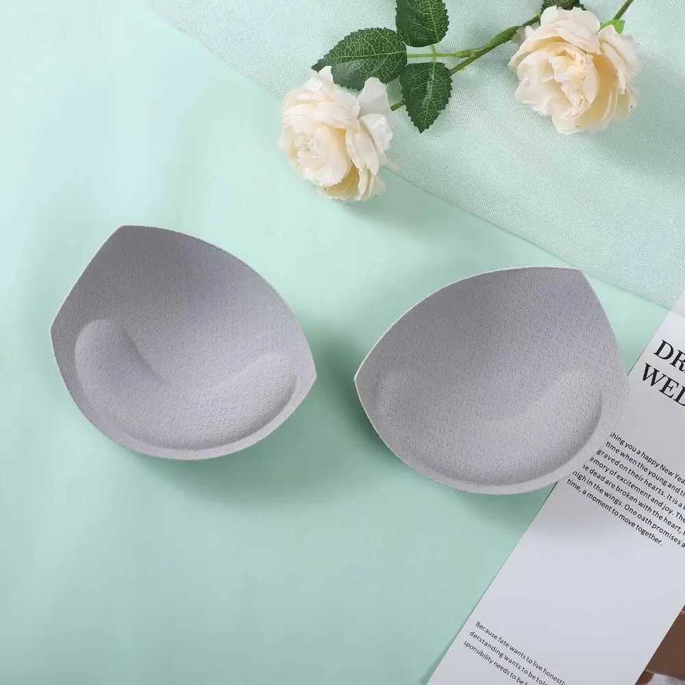 Non-slip Women Thin Push Up Convenient Insert Sponge Pads Foam Triangle Breast Enhancer Chest Pads Bra AccessoriesXJ241024
