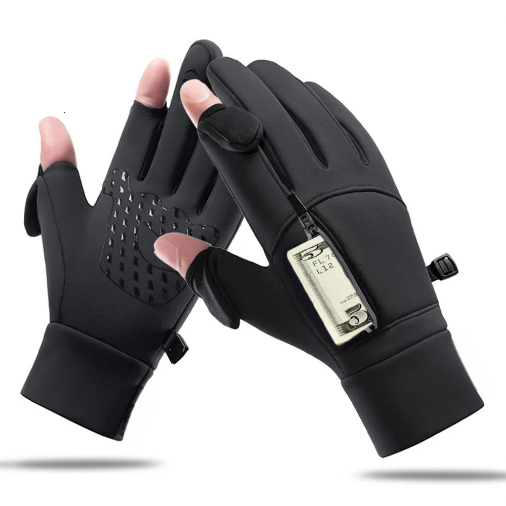 Winter Warm Touch Screen Gloves Outdoor Windproof Waterproof Coldproof Men Woman Driving Cycling Fishing Ski 241024