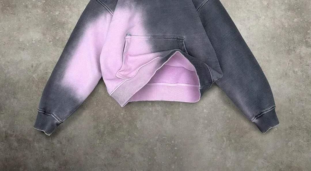 Y2K Oversized Sweatshirt Gothic Aesthetic Tie Dye Harajuku Hip Hop Clothing For Men And Women Street Long Sleeved Hoodie 241010