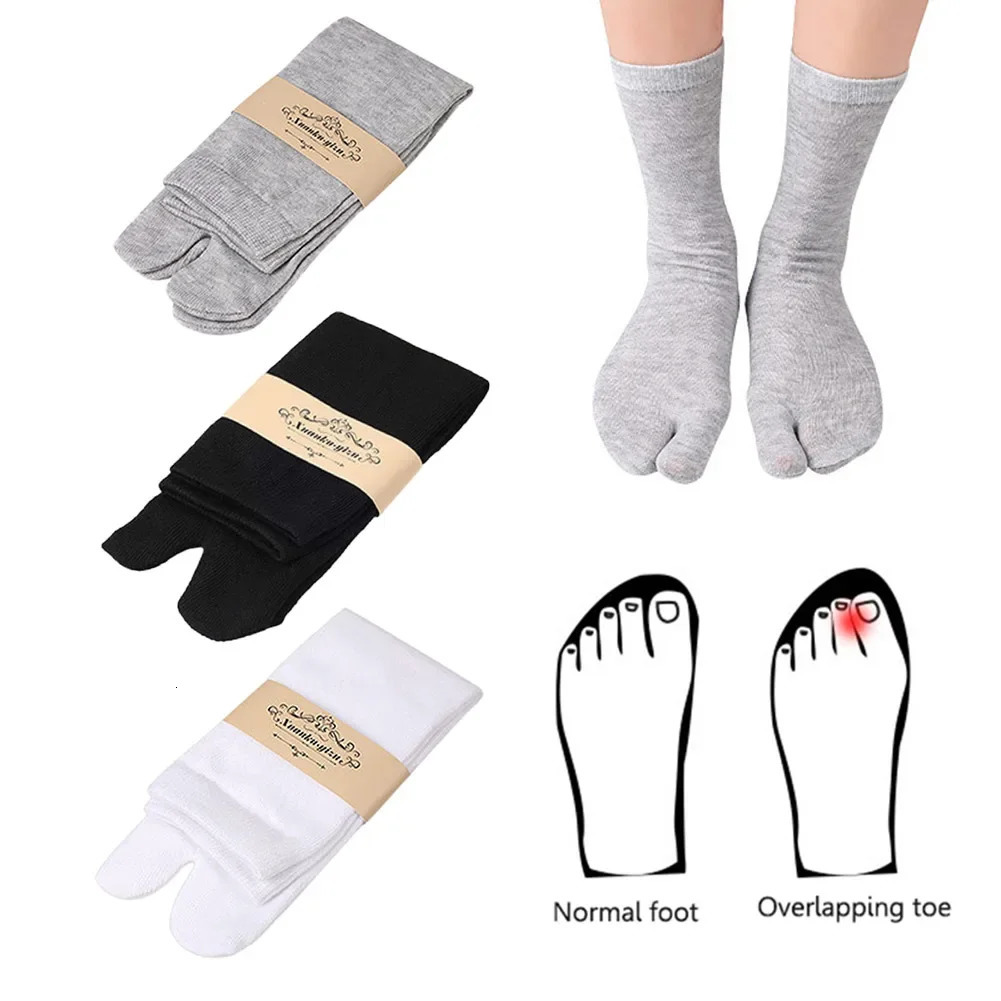15PCMen Unisex Japanese Kimono Flip Flop Sandal Split Two Toes Sock Tabi Geta Cotton Socks Arrival 241017