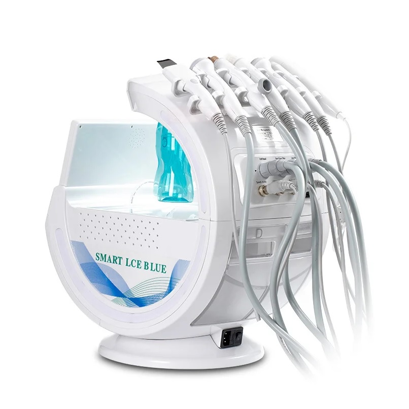 7 In 1 Water Oxygen Bubble Jet Peel Beauty Skin Multifunction Facial Care Machine Peeling Anti Aging Skin Analysis Devices